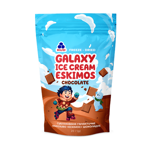 «“Helado galáctico “Eskimos” de chocolate”» Helado