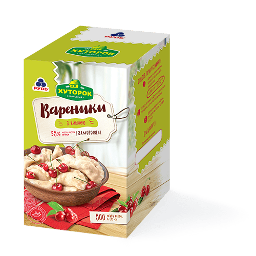 «Varenyky with cherry» Products