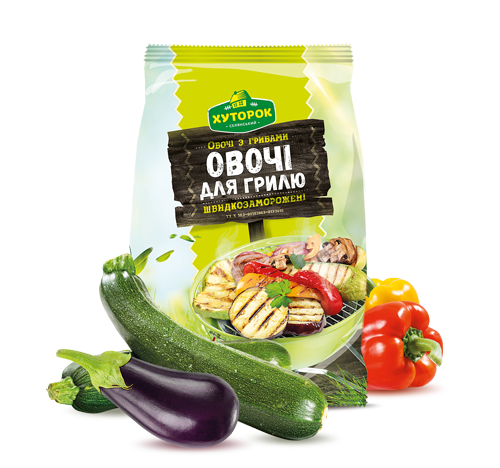 «Vegetables with Mushrooms <br>"For Grilling"» Frozen & chilled products