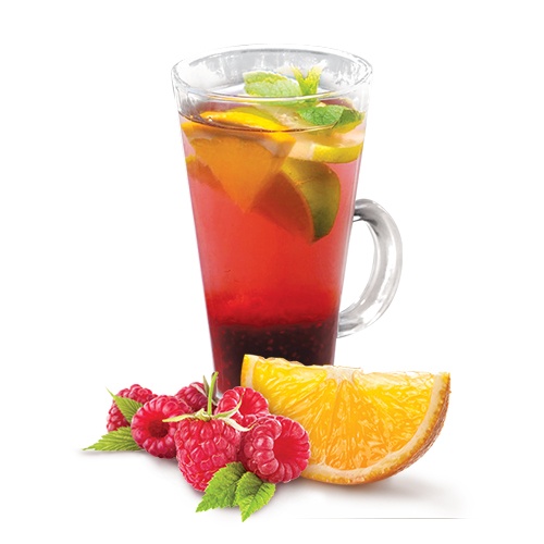 Заморожений чай «Малина-апельсин»