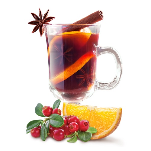 Заморожений чай «Журавлина-апельсин»