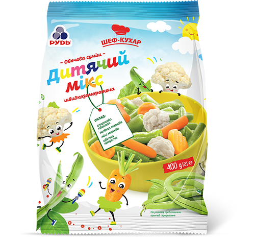 «“Children’s Vegetable Mix”» Frozen & chilled products