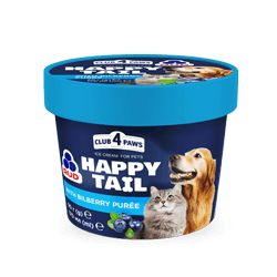 «HAPPY TAIL con puré de arándanos»