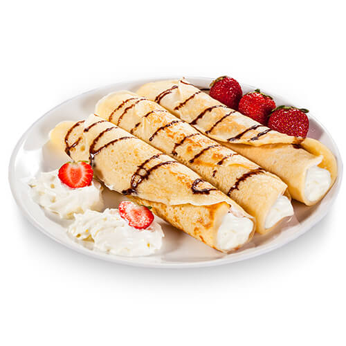 French Crepes with Cottage Cheese Filling HoReCa